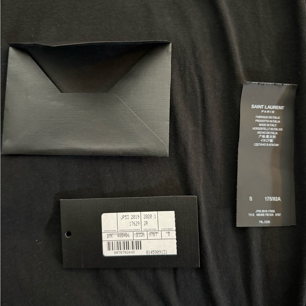 Saint Laurent Classic Black Tee - Picture 4 of 6